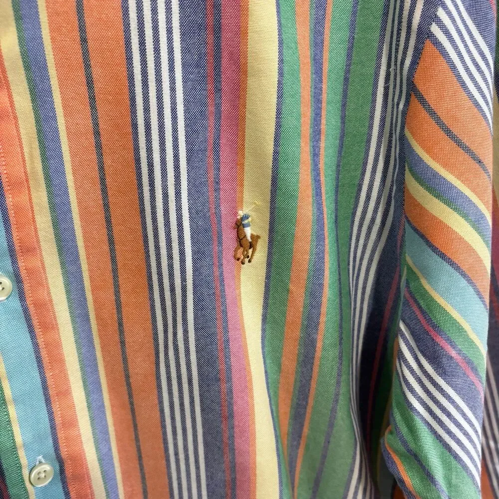 Polo Ralph Lauren Classic Fit Striped Oxford Shirt - Picture 6 of 10